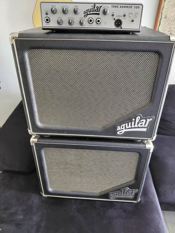 Aguilar Tone Hammer 500 Head + Two GS112 1x12 Bass Cabinets