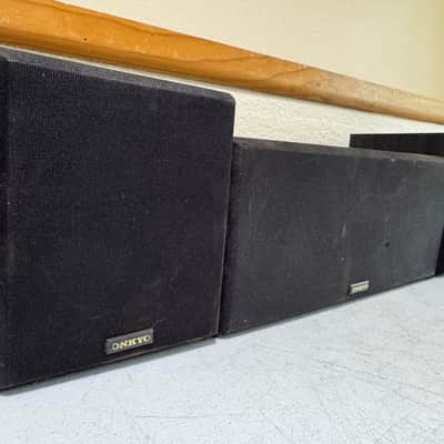 Onkyo Front Speakers SKC-241 & SKS-141 Home Theater Center Channel Audio Black image 2