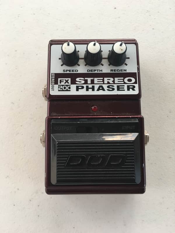 DOD Digitech FX20C Stereo Phasor Analog Phase Shifter Guitar Effect Pedal image 1