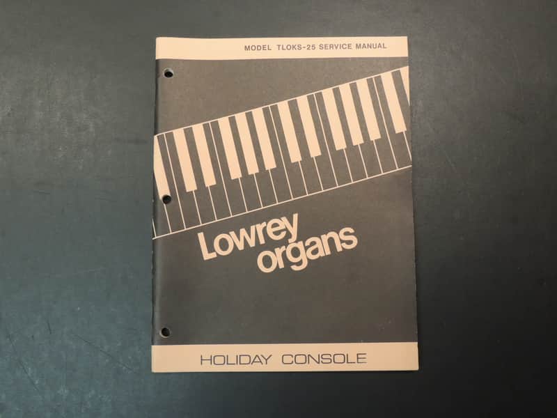 Lowrey Model TLKOS-25 Service Manual