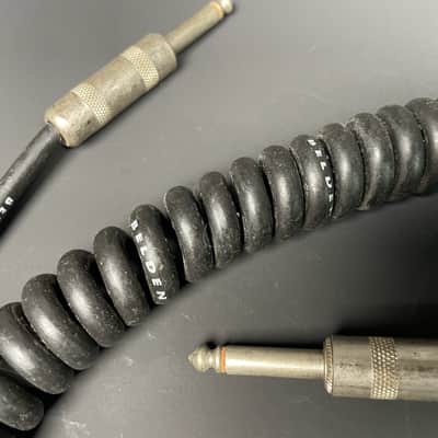 Vintage Belden & Switchcraft Coiled Guitar Cables Pair – 1/4" Instrument Cables 6' image 5