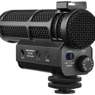 Audio Technica ATV-SG1 Professional Mono On-Camera Shotgun Microphone w - Li-ION image 10