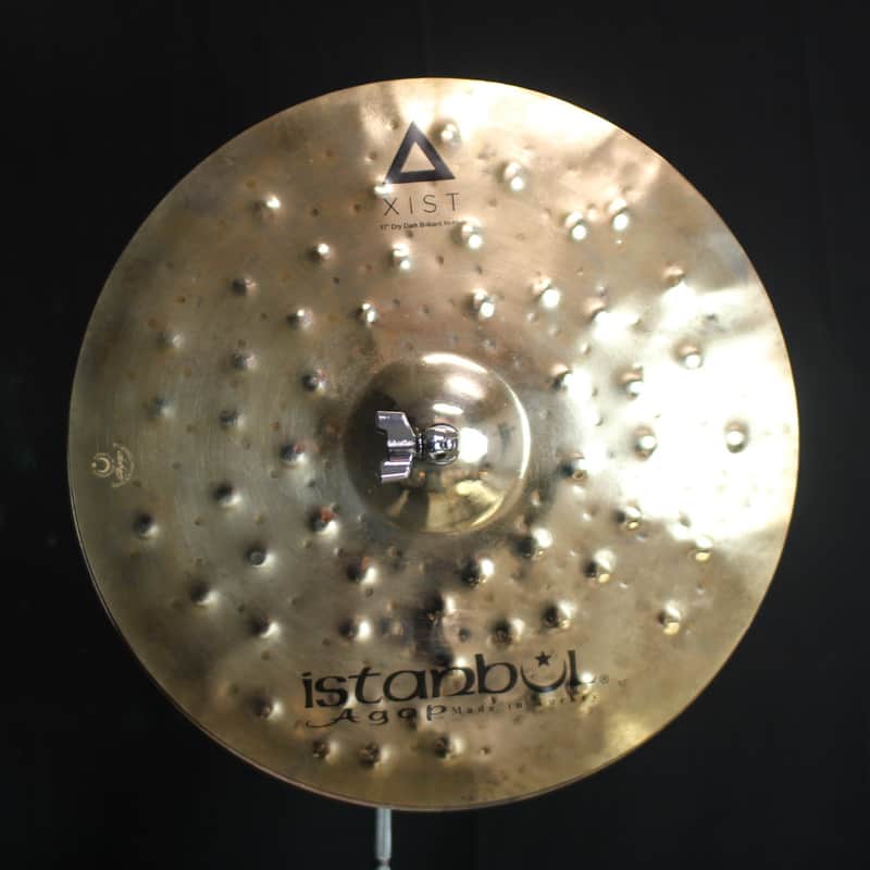 Istanbul Agop 17" Xist Dry Dark Brilliant Hi Hats - 1144g/1480g (video demo) image 1