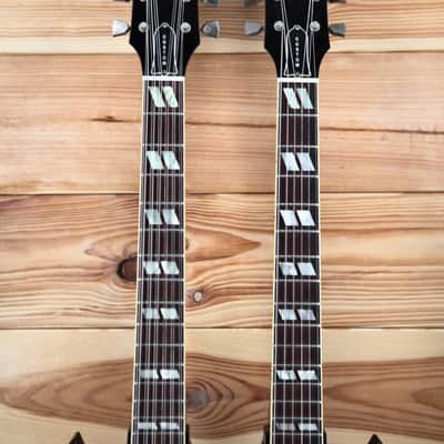 Gibson SLASH 1966 EDS-1275 DOUBLENECK - SIGNED/AGED 2019 - Black image 3