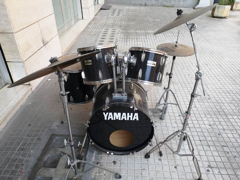 Yamaha Rock 'n Road Mark II Completa di piatti; aste; | Reverb