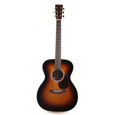 Martin OM-28 Acoustic Guitar Sunburst 2025 image 2