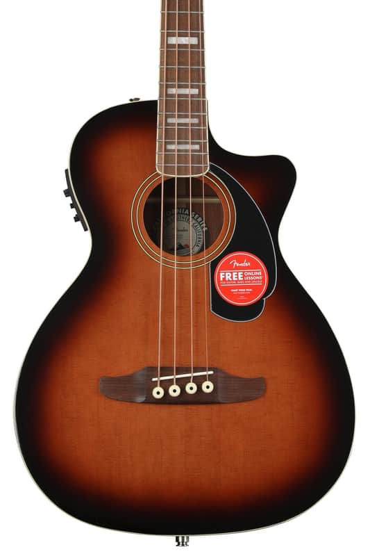 Fender Kingman Acoustic-electric Bass - Shaded Edge Burst image 1