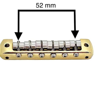 Bensonite Jazzmaster Bridge V2 - Nickel Plated Brass - 12'' radius image 4