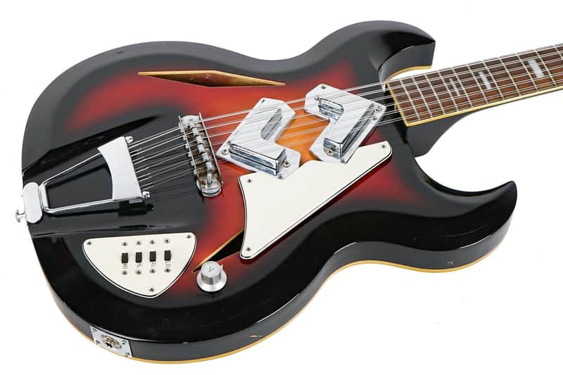 1969 Greco Shrike Model 976 12 String Sunburst | Reverb