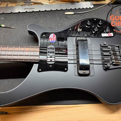2026 Rickenbacker 4003 Noir 1 of 20 Satin Black Checkerboard Binding OHSC image 12