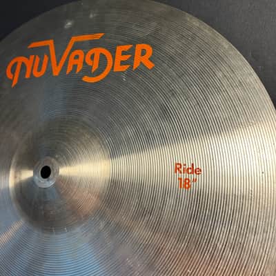 Vintage 1970’s Nuvader 6 Cymbal Set vader german image 17