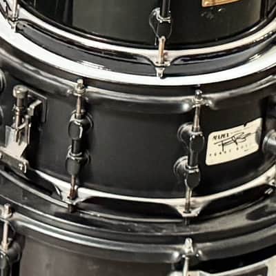Terry Bozzio's -1990s Custom Made Mapex U.S. Maple 13-Piece Kit - Transparent Black Lacquer image 6