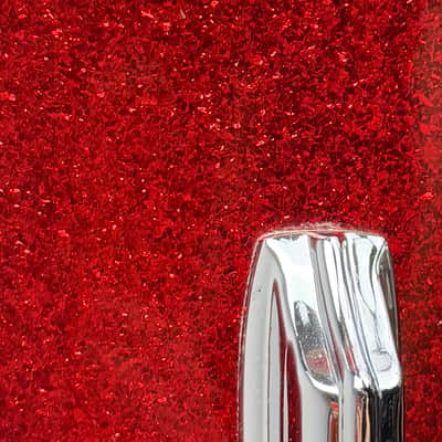 Rogers 22/13/16/5x14" VIDEO 60's Dayton-Era Holiday "Cozy Cole" Drum Set - Red Sparkle imagen 21