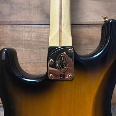 2004 Fender 50th Anniversary Limited Edition American Deluxe Strat MP 2 Tone Sunburst image 12