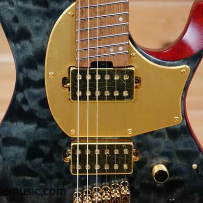 Ibanez MGFM10-OBL Manuel Gardner Fernandes Signature Quest - Obsidian Black Low Gloss image 5