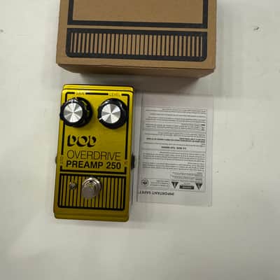 DOD Digitech 250 Overdrive Preamp Reissue Guitar Effect Pedal + Original Box