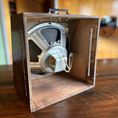 Vintage wall baffle speaker Guitar cab 12" alnico 1960 8ohm image 4