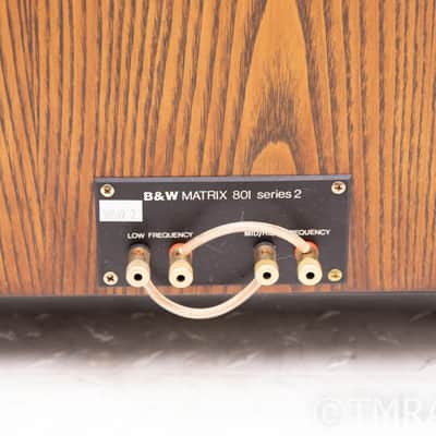 B&W B&W Matrix 801 Series 2 Floorstanding Speakers; Custom Ash Pair; 801 S2 image 10