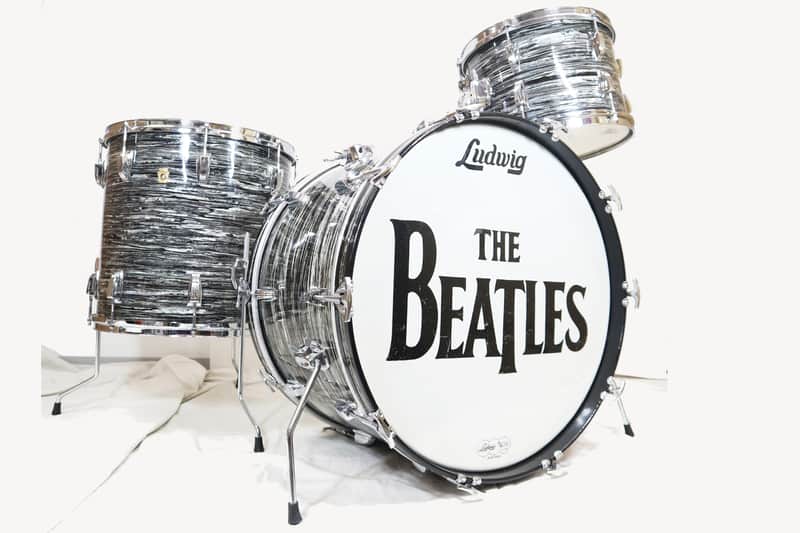 VINTAGE Ludwig 1960s SuperClassicKit Original BlackOyster Covering 22x14,13x9,16x16 image 1