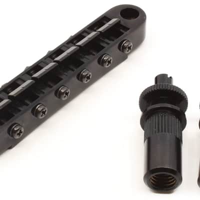 Gotoh, Tune-O-Matic, Studs / Bushings Post Black image 1