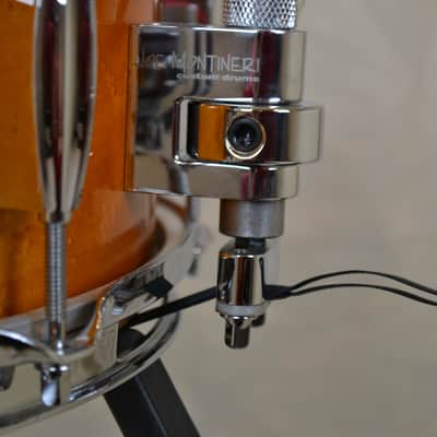 Montineri 14x6" Maple Snare Drum - Birdseye Maple Amber Lacquer image 11