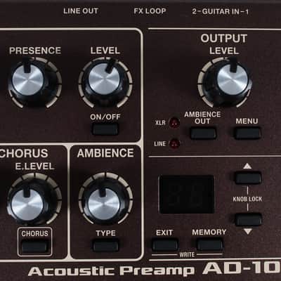 Boss AD-10 2 Acoustic Preamp 2 Channel Acoustic Guitar Preamp / DI Effects Pedal image 4