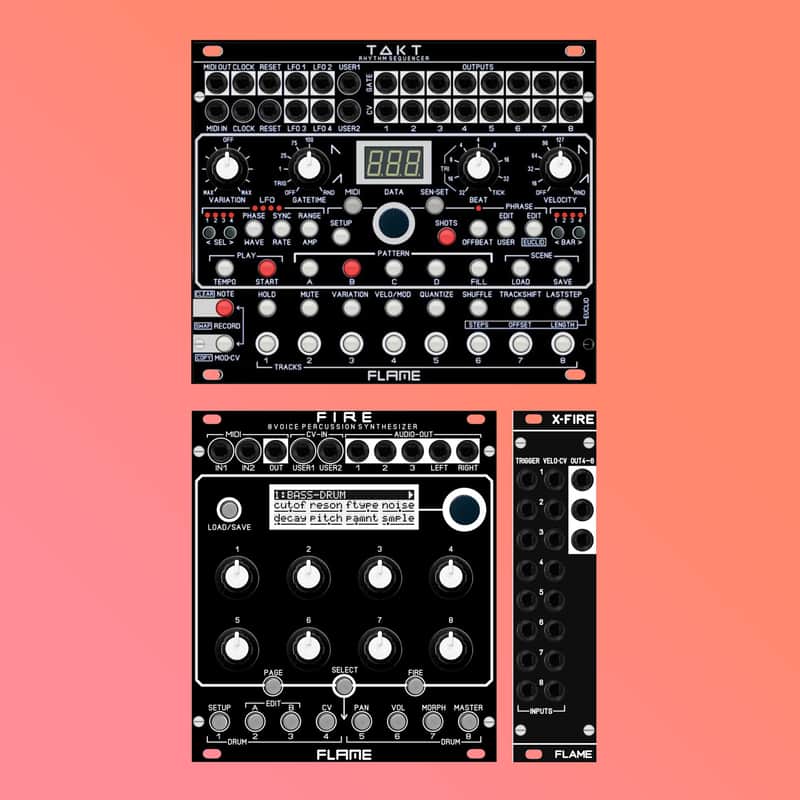 Flame Takt + Fire Drum Bundle image 1