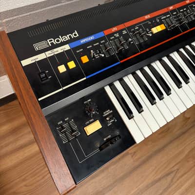 Roland Juno-60 61-Key Polyphonic Synthesizer 1982 - 1984 - Black image 5