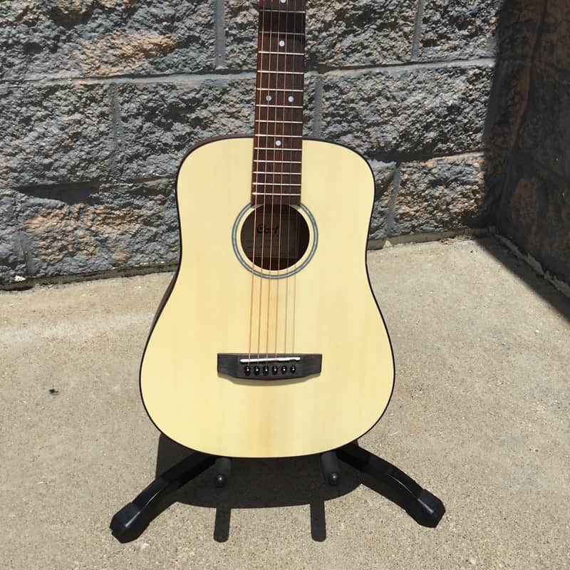 Cort AD Mini OP Standard Series 3/4-Size Spruce/Mahogany Open Pore Natural w/Bag image 1