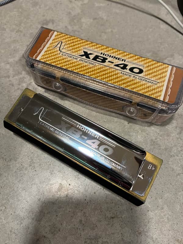 HOHNER XB-40 EXTREME BENDER HARMONICA RARE 2001, key of A image 1