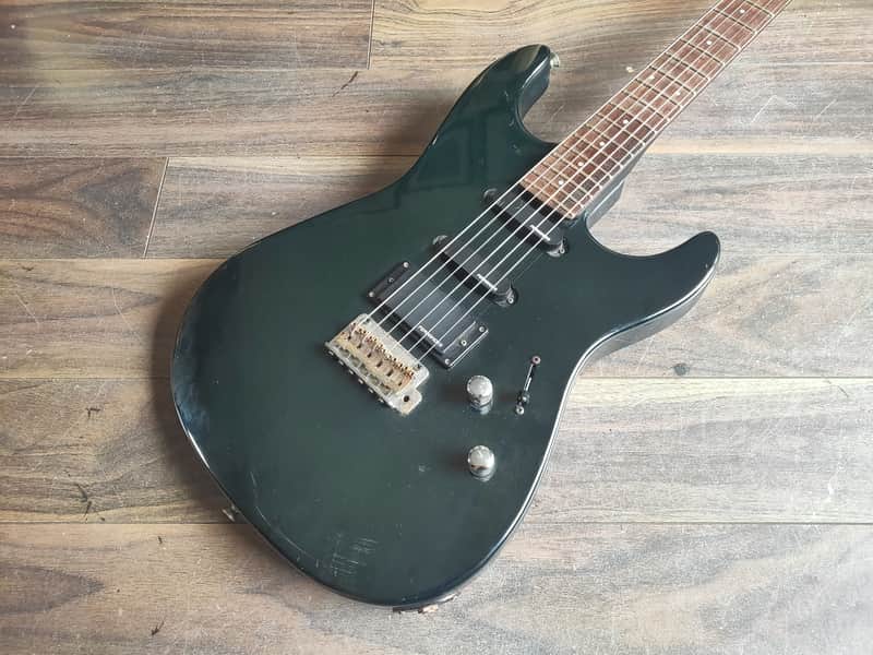 1989 Fernandes Japan SSH-40 HSS Superstrat Stratocaster (Black