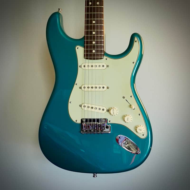 2011 Fender Custom Shop Custom Deluxe Stratocaster – Sherwood Green Relic – AY Pickups – OHSC image 1