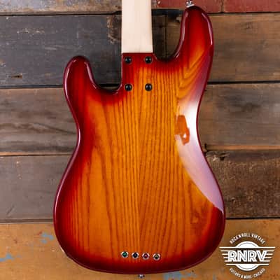 Lakland Skyline 44-64 Deluxe PJ Bass Guitar - Honeyburst B-Stock image 2