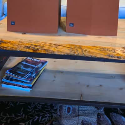 Rare Walnut JBL L-36 Decade Speakers and Custom Grilles-Read image 1