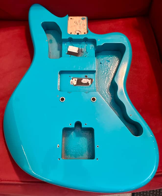 Fender American Professional II Jazzmaster body 2023 - Miami Blue image 1