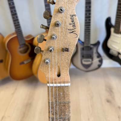 Matney Handmade Telecaster style 2025 - Heavy relic black image 4