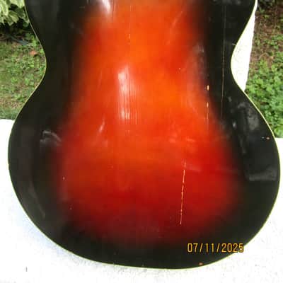 Stewart Wondertone Archtop Guitar, 1959, Harmony Made, 15 3/4" Body,  Waverly Tuners image 6