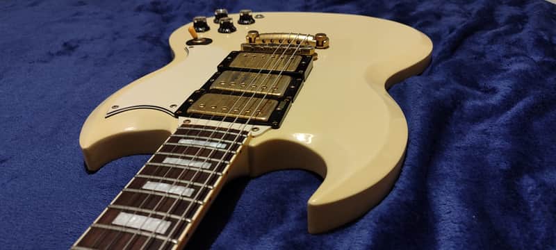 Burny RSG 70 1980's - Sg 61 Custom- Ivory white image 1