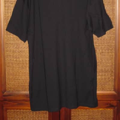 new (no tags) A+ genuine Fender Built to Inspire short sleeve T-Shirt, Black, size XL (X-Large), 100% Cotton, part # (p/n): 9112000606, Black Shirt with Gray, Red, & Black GRAPHIC image 6