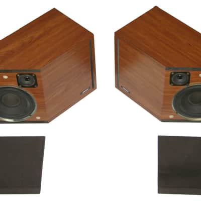 Bose 2.2 Direct / Reflecting Bookshelf Speaker System Left Right Pair Walnut Color - Clean / Work VG image 1