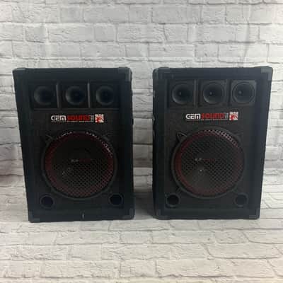 Gem Sound DJ120 12in 2-Way PA Speaker Pair image 1