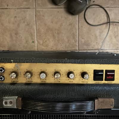 Marshall JMP 2100 Lead & Bass 2-Channel 50-Watt 2x12" Guitar Combo 1973 - 1976 - Black image 3