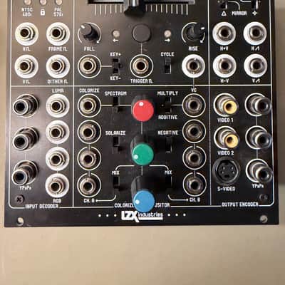 LZX Industries Visual Cortex Eurorack Synthesizer Module 2010s - Black image 1