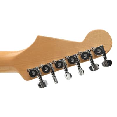 D'Addario Auto-Trim Locking Tuners 6 In-Line Right Handed (Chrome) image 2