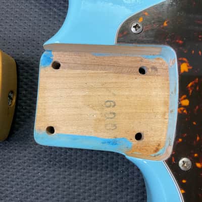 Fender MG69-LH Mustang '69 Reissue Left Handed MIJ 2012 Sonic Blue Japan w/ Gig Bag image 10