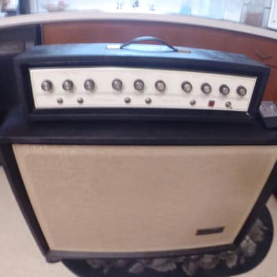 Silvertone Model 1465 60's Black Amplifier image 1