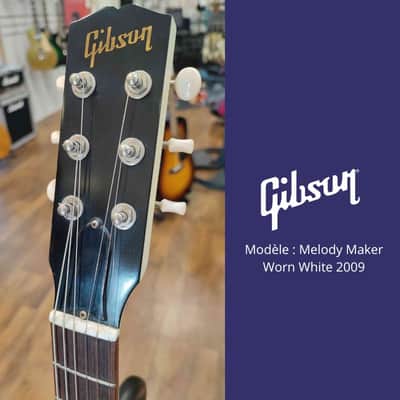 Gibson Guitare Electrique Melody Maker Worn White 2009 image 3