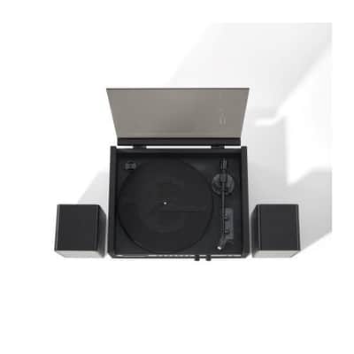 Crosley CR7017B-BS Bluetooth Turntable with Speakers, Black & Silver (Open Box) image 4