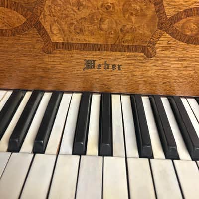 Weber NY Mahogany Baby Grand Piano 6' image 6