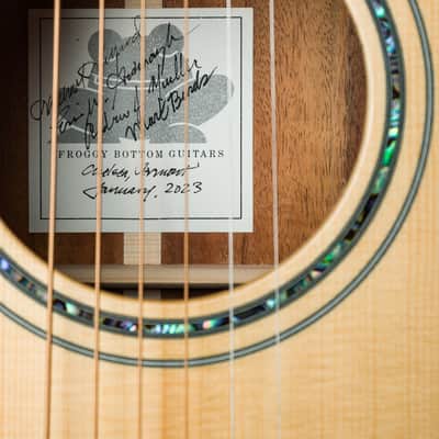 Froggy Bottom F14 Deluxe Cutaway Figured Koa and Adirondack Spruce Used (2023) image 9